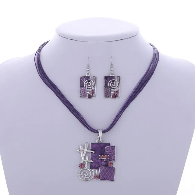 ZOSHI Fashion African Jewelry Set 2017 Nigerian Wedding Jewelry Sets for Brides Party Rope Bridal Jewelry Sets Summer Jewelry
