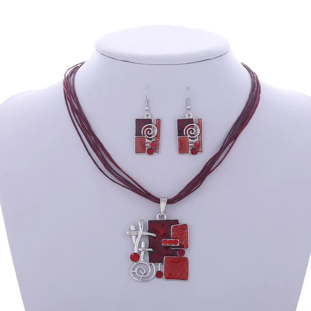 ZOSHI Fashion African Jewelry Set 2017 Nigerian Wedding Jewelry Sets for Brides Party Rope Bridal Jewelry Sets Summer Jewelry