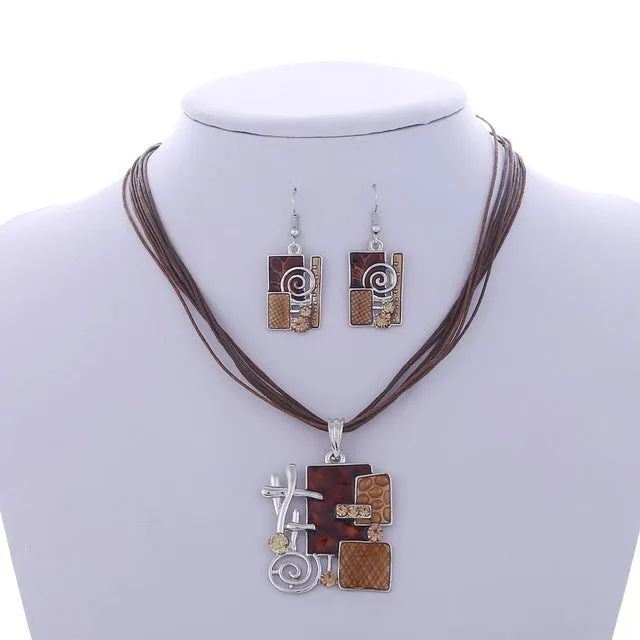 ZOSHI Fashion African Jewelry Set 2017 Nigerian Wedding Jewelry Sets for Brides Party Rope Bridal Jewelry Sets Summer Jewelry