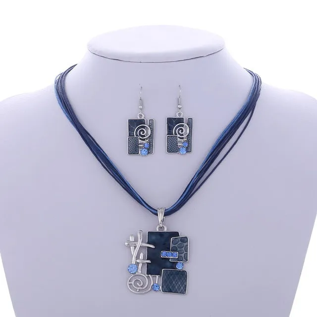 ZOSHI Fashion African Jewelry Set 2017 Nigerian Wedding Jewelry Sets for Brides Party Rope Bridal Jewelry Sets Summer Jewelry